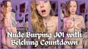Nude Burping JOI with Belching Countdown