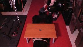 Crushing on cock table_extreme high heels_destroy your cock WMV version