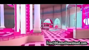 Enter Beautiful 3D Cartoon Palace for Hot Anime Babe Action & Big Tits Fun
