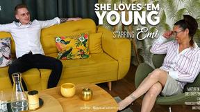 ”Mature Emi loves herself the meat from a lustful toyboy”