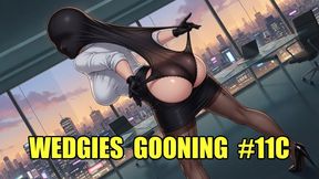 Wedgies Gooning #11C: Bratty Domme's Endless Panty Tugs (Animated, Music)