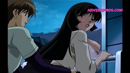 Uncensored Hentai Doggystyle on the Rooftop