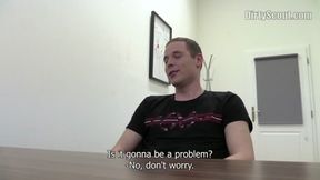 DIRTY SCOUT 164 - Muscular Hunk Needs The Job So He Bends Over & Get Drilled In His Tight Asshole