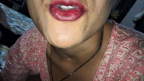 Hot Indian Wife Xshika Blowjob Sucking Dick Throbbing Cum