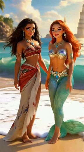 These two princesses have their asses full of milk, look at it