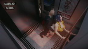 Faye Valentine - Caught Fucking & Stealing in the Elevator [White]