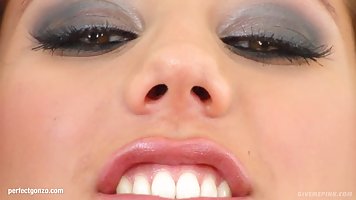 Cute Vinnie Pearl is putting her toys into her wet pussy, until she reaches a hot orgasm