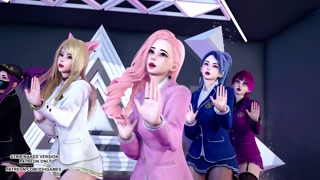 [MMD] STAYC - RAN2U Ahri Akali Kaisa Evelynn Seraphine Hot Kpop Dance KDA League of Legends