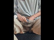 Pee myself on balcony #2