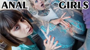 Alternative TATTOO pornstars fuck cute girls ANAL - ASS FUCK, ATM, GAPES, prolapse, blowjob