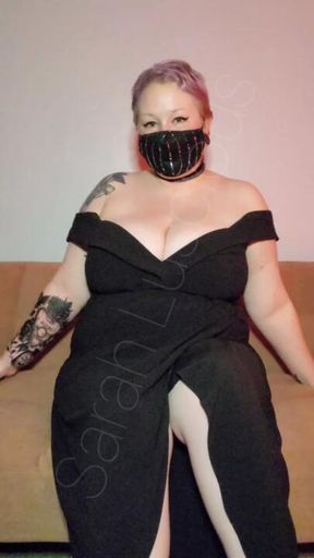 BBW Formal Dress Peep Show