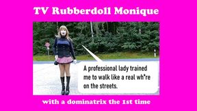 Rubberdoll Monique - Gumminuttentraining mit Domina