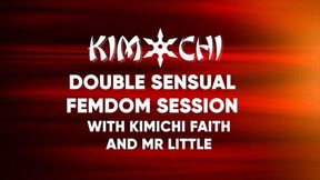 Double Sensual Femdom Session with Kimichi, Faith and Mr Little - WMV