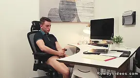 Gay Masturbate And Anal Fuck Colleague In The Office - Masyn Thorne And Carter Woods