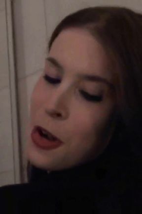 Goddess Gloria's ass fetish session in the bathroom