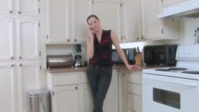 Nice banging in the kitchen