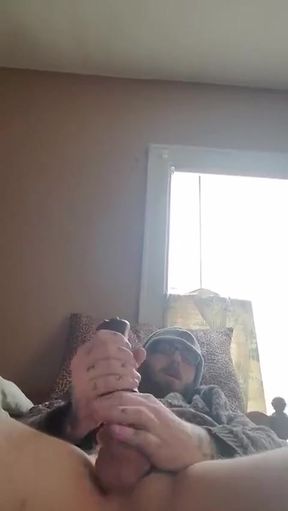 White Boy Cumming Hard After 2 Days of No Release