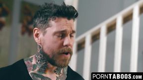 Young sandy-haired babe Carolina Sweets gets a big cock facial