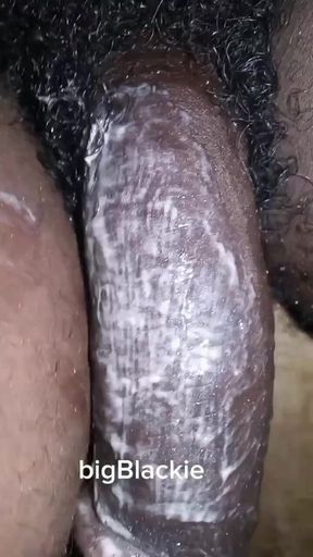 19 Year Old Boy with a Big Black Dick