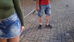 previa - um delivery para a esposa receber uma foda no mato sem camisinha