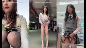 elia blaine outdoor public cum compilation porn video