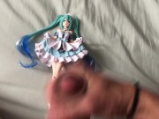 Big Cumshot for Miku