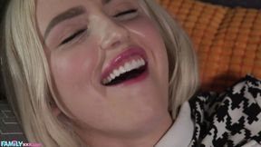 Stepsis Britt Blair Squeezes in Some Yummy Cummy Time