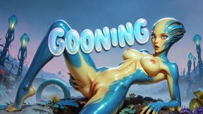 ALIEN Gooning - Obsidian Alien Mommy Hovers Her Pulsing Cunt & Makes You Stroke Yourself For Seven Hours Into Empty Goon Slave (Erotic Audio)