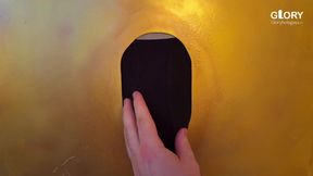 Big daddy cock explodes: First load too early in the mouth, second in the cum jar