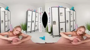 Fit babe Skylar Snow want's to fuck your brains out in the locker room