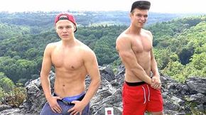 Nice calisthenic workout outdoors