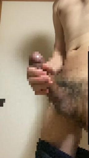 [A big cock as thick as your wrist] Massive ejaculation after 10 days of masturbation