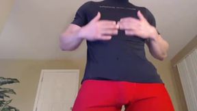 Sexy College Guy Shakes Cock in Underwear