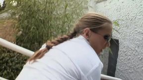 Glowing Jenny Loves to Fuck Outdoors