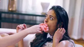 Sizzling Latinas Vienna & Casey Engage in Steamy Threesome Action