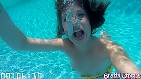 Handcuffed Underwater Bondage