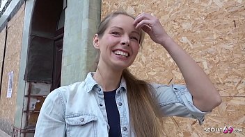 GERMAN SCOUT - SMALL TEEN FROM FINLAND SEDUCE TO MULTIPLE ORGASM SEX AT STREET CAST