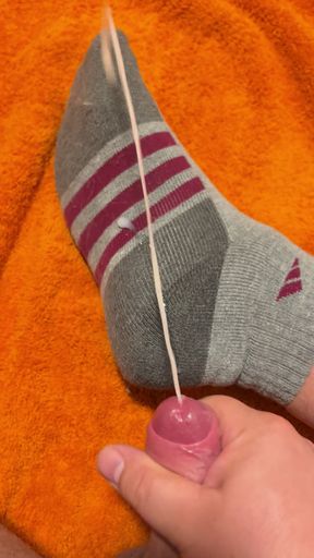Wanked on my socks at night