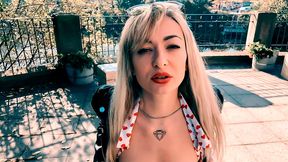 Playful blonde lady Lola Shine rammed from behind as she likes