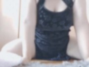 アマギフで頂いたコスプレでディルドオナニーしてみた