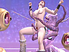 3d hentai gets ant monster fucked