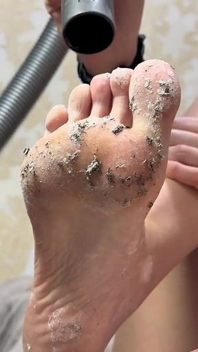 Extreme Foot Filth! Dirty Soles & Overloaded Vacuum