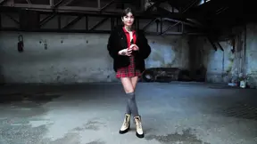 Pas très frileuse cette coquine de Crystal !