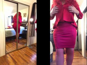 Deanna CD Doll Strips From Red Suit Full Video