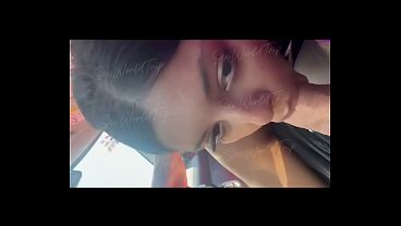 SexWorldTrip - Teen Latina Blowjob in Car | Real Amateur. Love suck tourist driving car