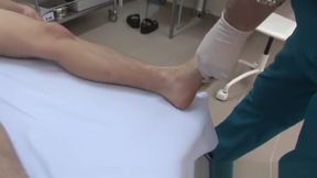 guy gets physical exam