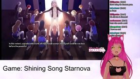 Lewd VTuber Neko Enjoys Intense Anime Sex Scenes in Shining Song Starnova