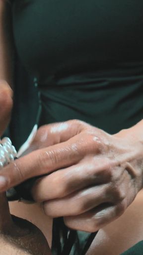 Key moment from &quot;I love to stroke my Husbands hard cock&quot;