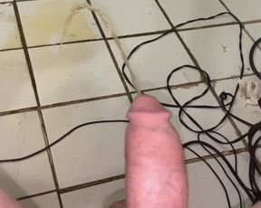 My Hard Dick Pissing on Floor and Spreading My Legs Compilation 1