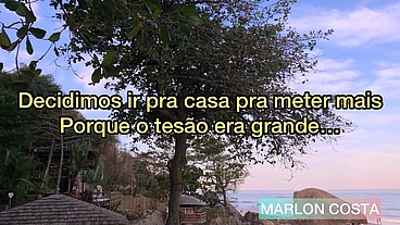 Levei A Safadinha Do Forró pra praia de nudismo no Rio de Janeiro e meti pau nessa gostosa